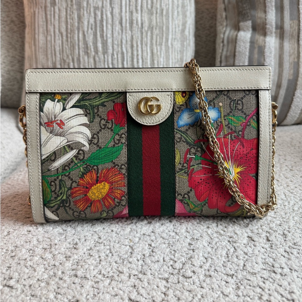 Gucci Floral Ophidia Shoulder Bag